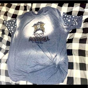 Baseball mom T shirt